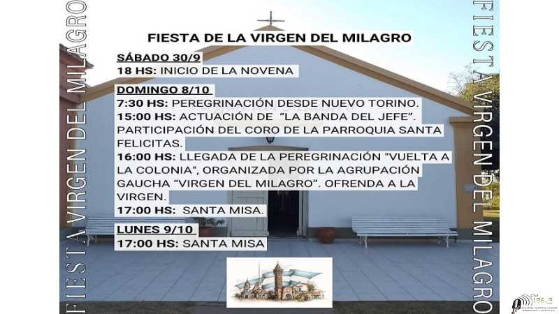 Se celebrará la fiesta de la Virgen del Milagro en Felicia