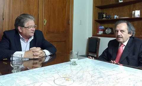 Fascendini se reunió con el diputado nacional Ricardo Alfonsín