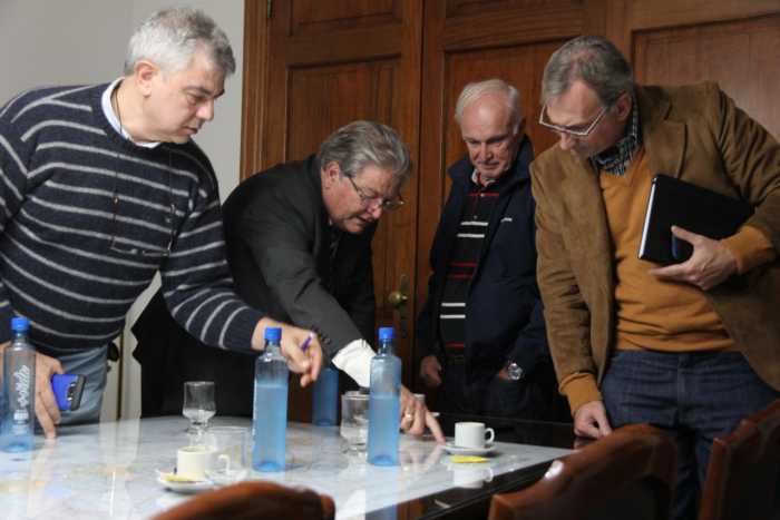 Fascendini junto a integrantes de Codetea analizaron las obras provinciales para Las Colonias