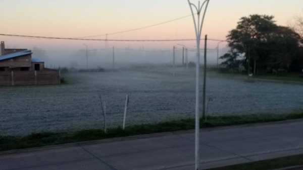La helada se  hizo ver y sentir  en este comienzo de Junio