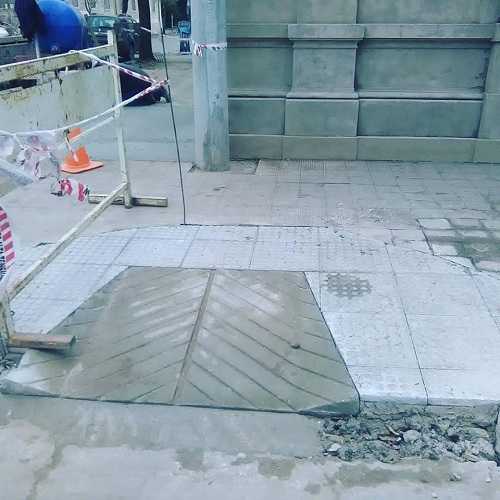 Obras publicas Municipalidad de Esperanza sigue con accesibilidad ,rampas en varios sectores de la ciudad