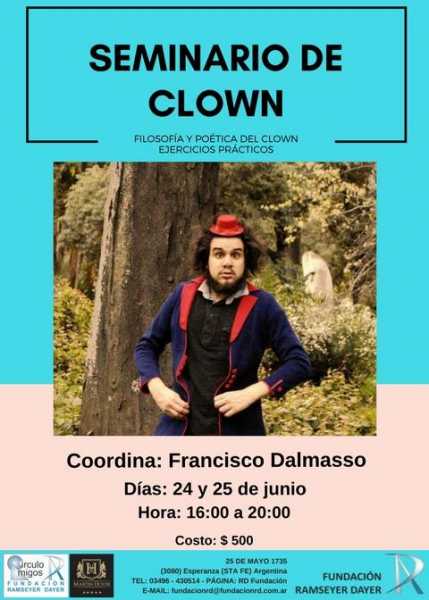 Ramseyer Dayer ofrece seminario de Clown