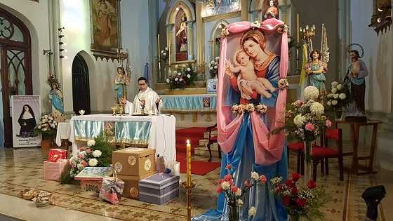 SE COMPARTIO LA MISA EN COLEGIO DEL HUERTO ESPERANZA