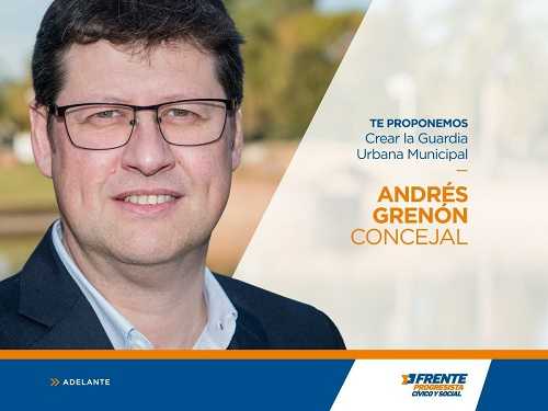 Andrés Grenón propone la creación de una Guardia Urbana Municipal