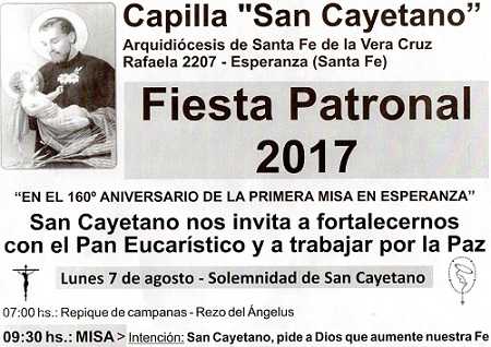 7 octubre Fiesta  de San Cayetano