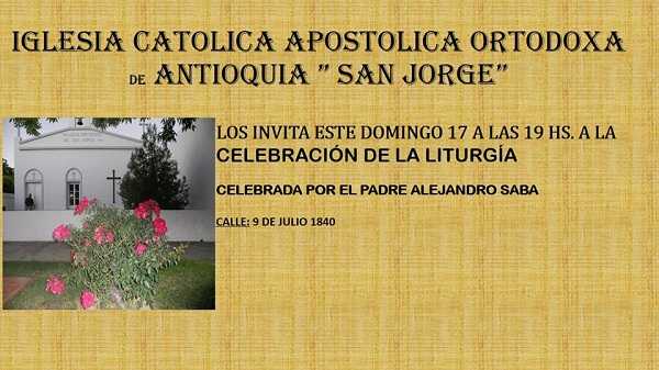 Iglesia Ortodoxa San Jorge Esperanza tendra este domingo celebración