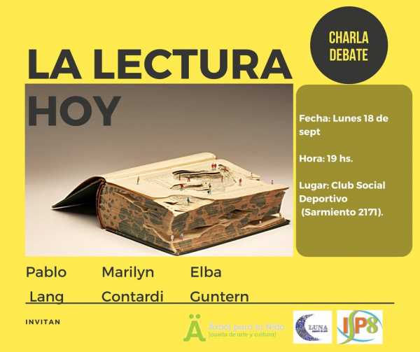 Un abordaje de lectura desde el cine, las letras y la música lunes 18 de septiembre a las 19 hs. 