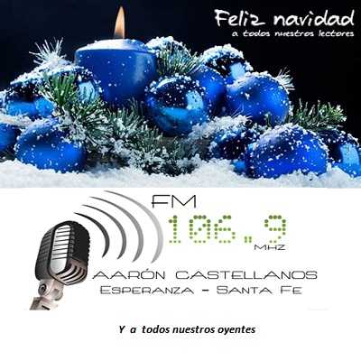 Feliz Navidad a nuestros lectores y oyentes 