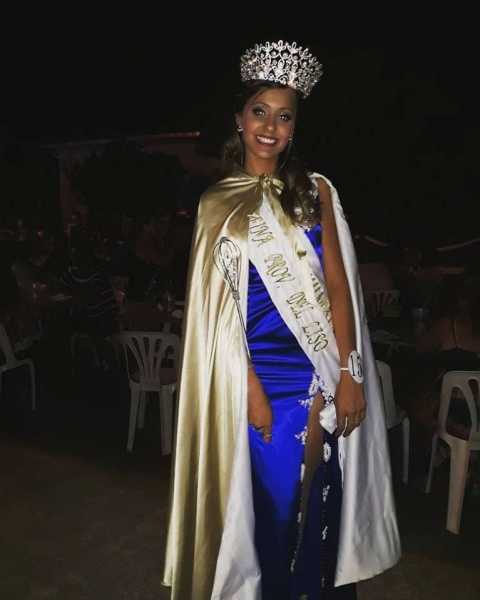 Mili Albani de Humboldt  fue elegida Reina de la Fiesta Provincial del Liso en  Grutly
