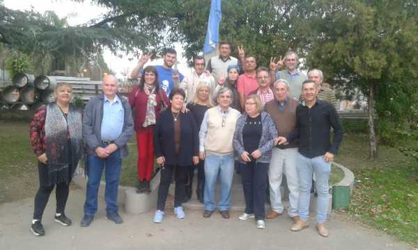 Los Justicialistas de Esperanza esta tarde rindieron homenaje a Juan D Perón a 44 años de su fallecimiento