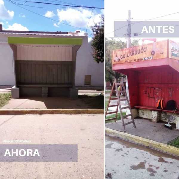 FRANCONI  Janssen y Avenida Córdoba mejoraremos un total de 5 garitas en esta etapa.