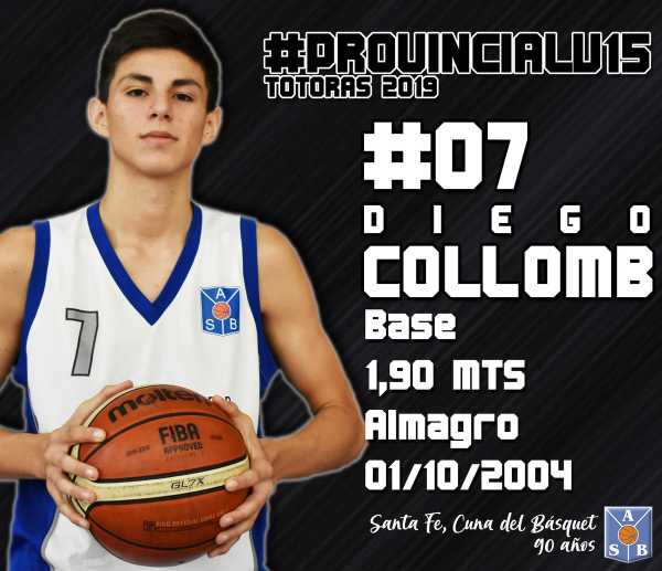 Almagro jugó en formativas y Collomb en la Selección U15 ASB 9/5/2019