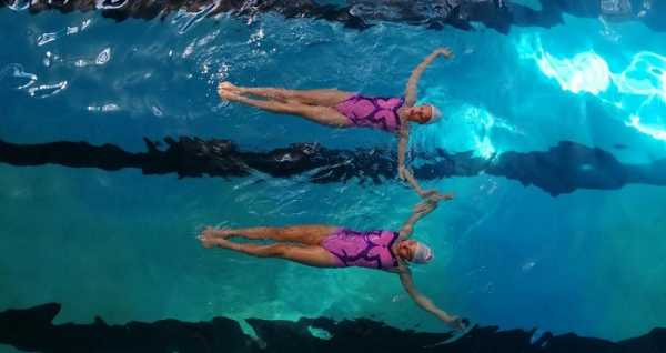 Muy buena actuación de Wöhr y Mehring en el debut en un Nacional de Natación artística