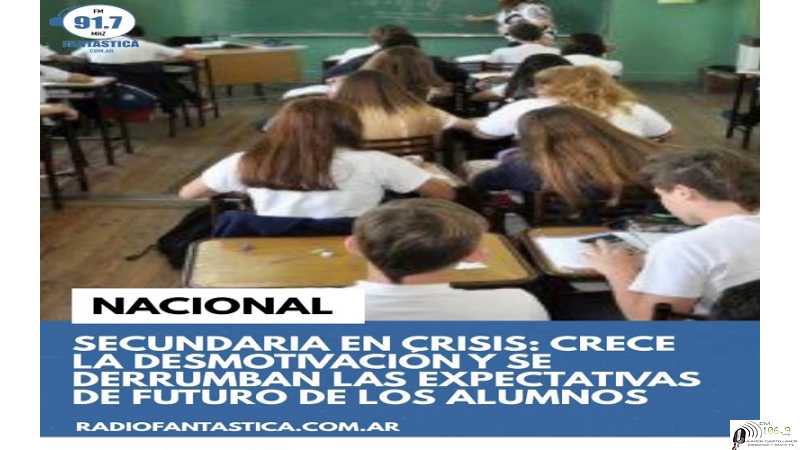 Especialistas alertan por el fuerte deterioro en la educación secundaria argentina: