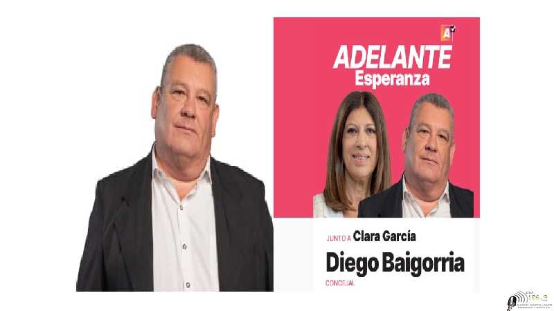 Diego Baigorria candidato a Concejal de Esperanza