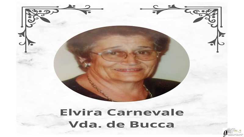 Falleció en Esperanza  Lunes 2 Junio 2025 Elvira Antonietta Elva Carnevale de Bucca  92 años