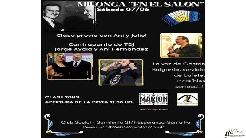 Noche de milonga en Esperanza