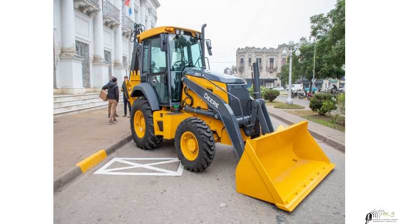 Municipalidad de Esperanza incorporan maquinas nuevas ( VER VIDEO)