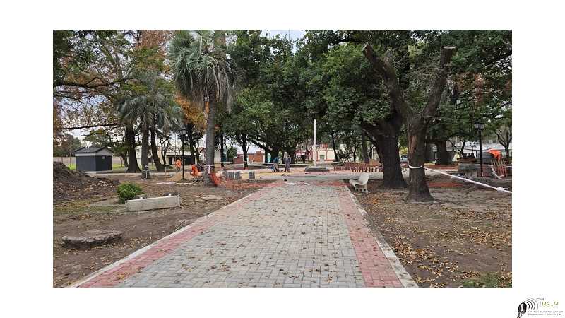 Cuenta regresiva para la inauguración de Plaza De Las Carretas 9 de Julio VER TRES FOTOS MAS