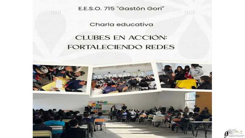Eeso Secundaria Orilla se realizó una charla sobre vinculos y buenos tratos