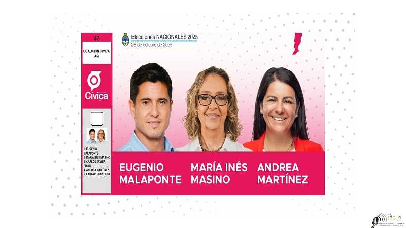 Martes 14 de Octubre, los candidatos a  Diputados Nacionales acompañados por Lucila Lehmann (Convencional Constituyente) visitarán nuestra ciudad