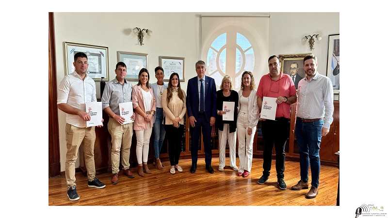 Jimena Senn firmo convenio millonario para nuevas obras en Dto Las Colonias