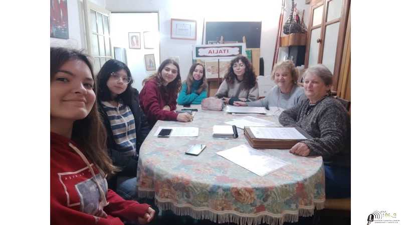 Sociedad Italiana recibieron visitas