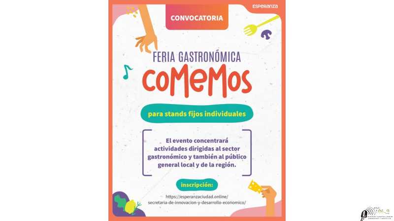 ¡Atención gastronómicos! Convocatoria abierta para la Feria Gastronómica 
