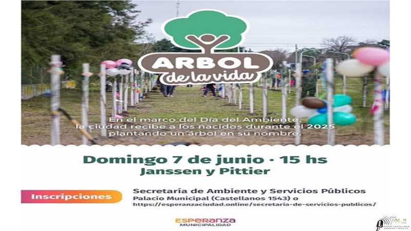 Cada niño recibirá un árbol que será plantado el próximo 7 de junio en Janssen y Pittier,