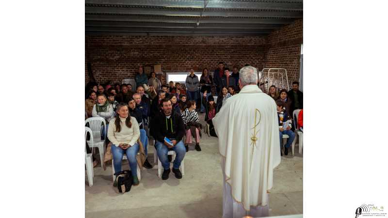 Celebración realizada en la Capilla de Pujato Norte con motivo del día de nuestro Santo Patrono, San Isidro Labrador.