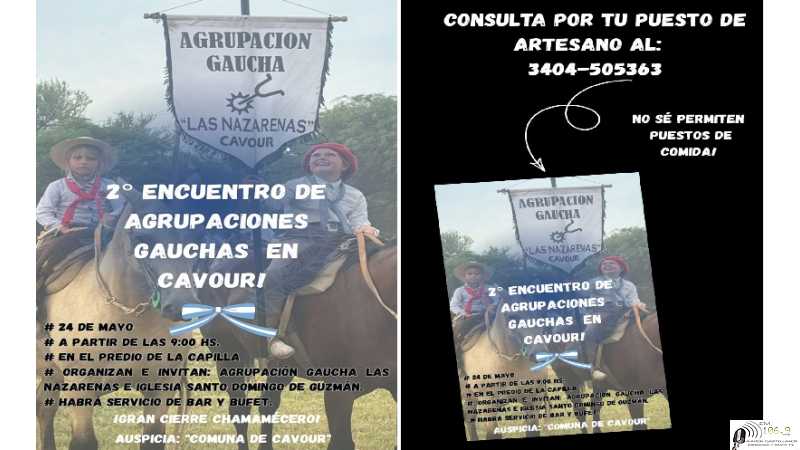 2do Encuentro de Agrupaciones Gauchas en Cavour