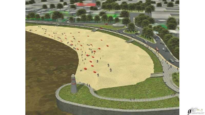 Avanza la construcción de la nueva costanera y defensa en San Javier se piensa en el turismo y seguridad