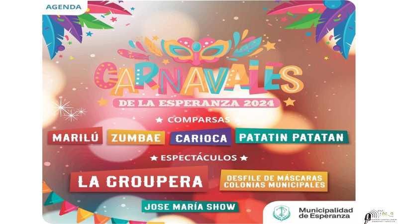 Carnavales Domingo 11 de febrero 20.00 h Av. Rafaela (tramo comprendido entre calles Maestro Donnet y 3 de Febrero)