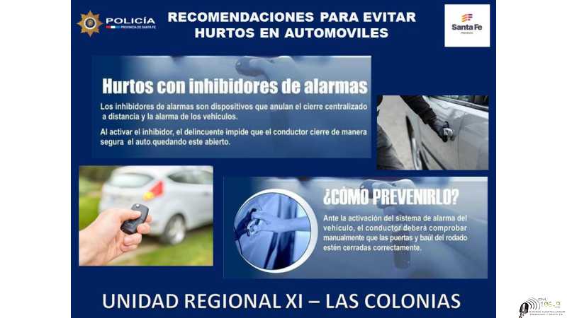 URII Recomienda tener la seguridad de los automoviles para no ser robados
