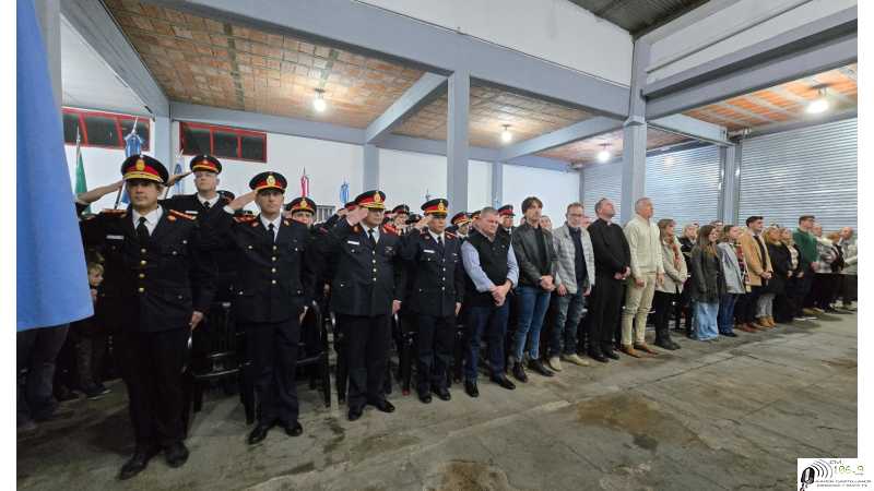 Pirola valoró la inauguración de nuevos espacios en el cuartel de Bomberos Voluntarios de San Carlos Centro