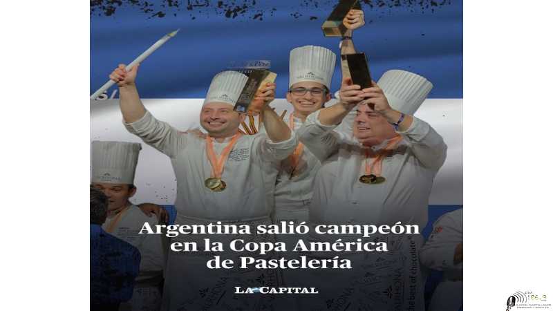 Argentina Campeón Copa America en Pasteleria