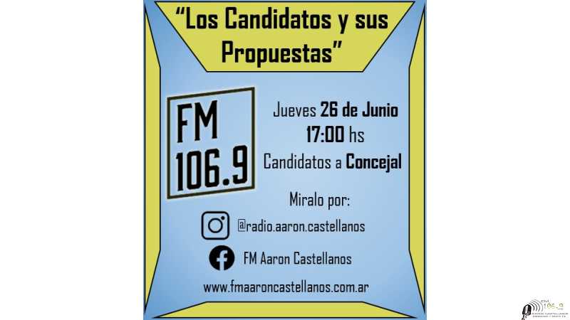 FM Aaron Castellanos invita este jueves 26 hora 17 para oir y ver