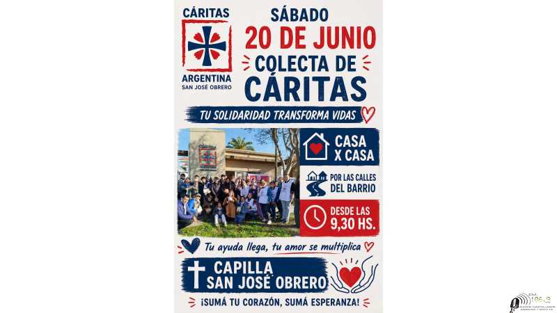 20 JUNIO Colecta de Caritas