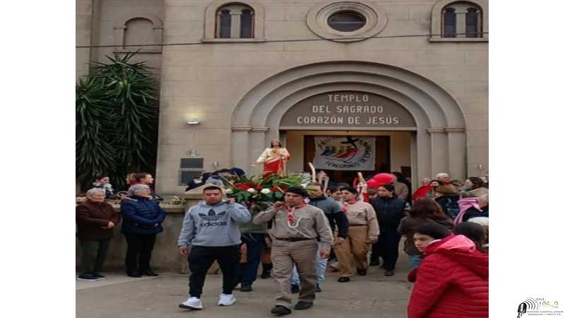 Parroquia Sagrado Corazón tuvieron su celebración ( ver 9 fotografias)