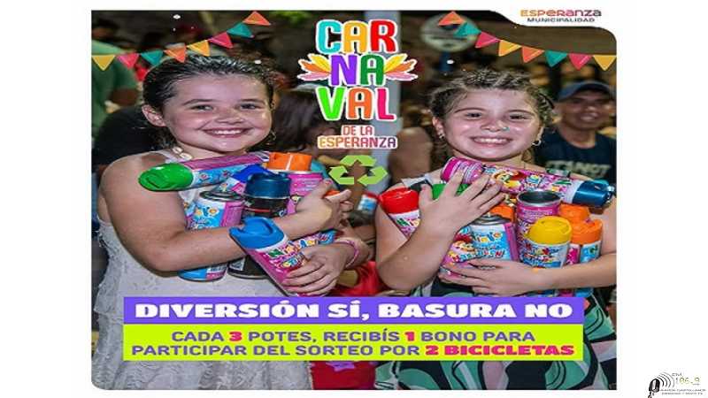 ¡Este sábado 22 de marzo, el Carnaval de la Esperanza también se compromete con el medio ambiente!