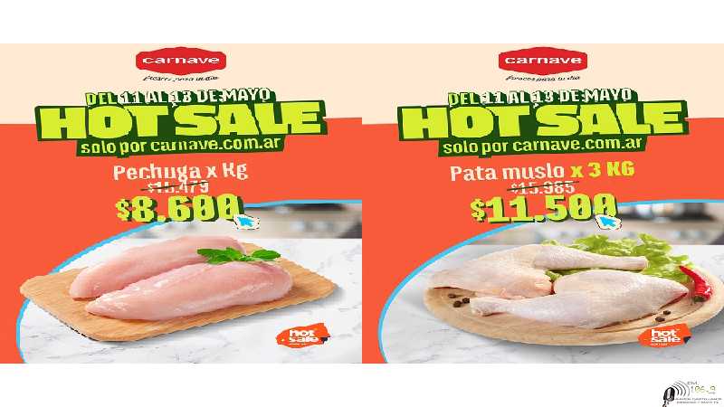 CARNAVE y estas ofertas del 11 al 16 mayo en sus locales de ventas