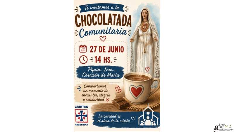 Caritas te invitan a compartir