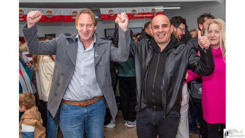 Camissi festejo haber sumado el mayor caudal de votos