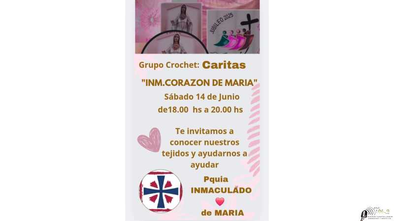 Invitan a tejer en Capilla Sagrado Corazón