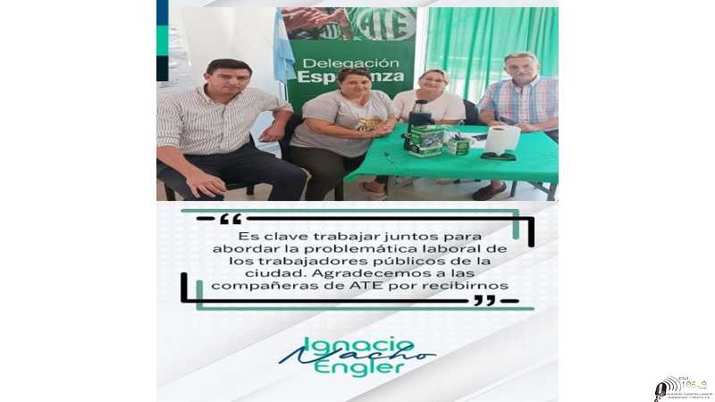 Nacho Engler recorre la ciudad quiere sumar gente para trabajar por el PJ local